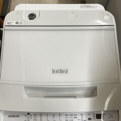 日立　7.0kg　全自動洗濯機　BW-V70H(w)　2022年製