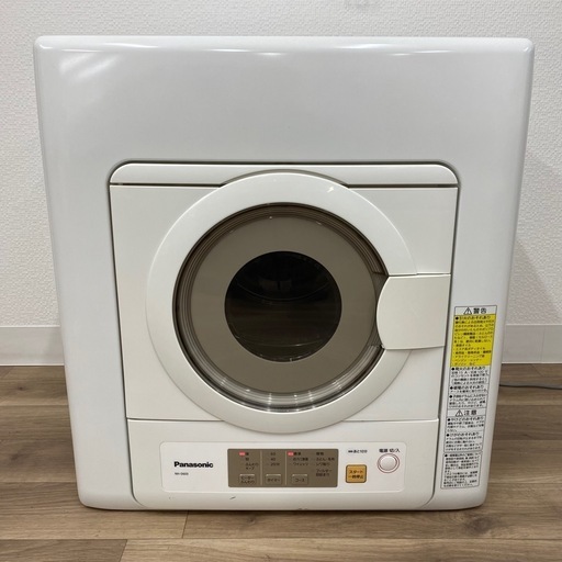 【美品】Panasonic パナソニック 除湿型電気衣類乾燥機 NH-D603 乾燥容量6kg 衣類乾燥 ヒーター乾燥 温風乾燥 クリーニング 2021年製