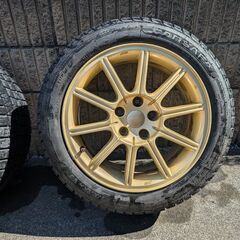 スタッドレス＋アルミホイール（インプレッサWRX 純正ホイール）