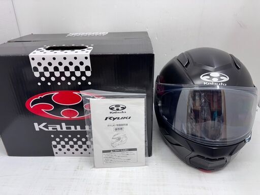 OGK KABUTO  RYUKI リュウキ システム フルフェイスヘルメット  ブラック系 箱付  サイズ(約)XLサイズ 61cm～62cm