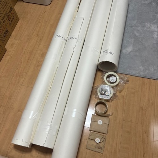 大理石調クッションフロア＋吸着シート