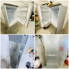 どっちもドア　2016年製SHARP 冷凍冷蔵庫 3ドア 両開き どっちもドア