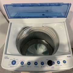✨Haier✨全自動電気洗濯機　2021年5.5kg　大阪市近郊配送無料
