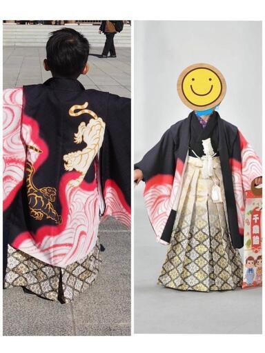 七五三5歳男児着物袴セット