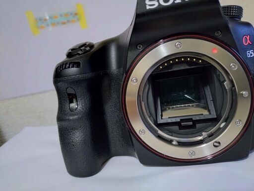 SONY ミラーレス一眼 α65 ボディ SLT-A65V （ミラーに傷あり）