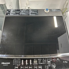 ご来店時、ガン×2お値引き‼️Hisense(ハイセンス) 2019年製 5.5kg 洗濯  