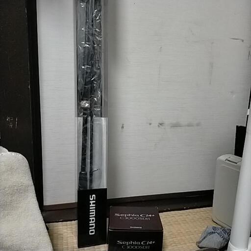 シマノセフィアci4+ロッドリールセットエギングなどにMH