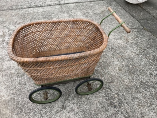 昭和レトロ 乳母車 レトロベビーカー昭和乳母車