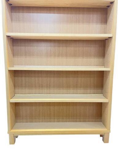 ※無印良品 MUJI 木製収納 ミドルタイプ タモ材 本棚 ラック 収納棚（横幅80cm/奥行14cm/高さ175.5cm）★買取帝国 志木店 無印良品 MUJI 木製収納 ミドルタイプ タモ材 本棚 ラック 収納棚