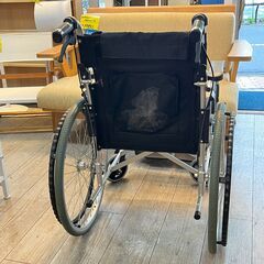 ケアテックジャパン アルミ製 折りたたみ式 車椅子 耐荷重100kg 自走