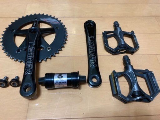 リーダーバイククランク　スギノチェーンリング