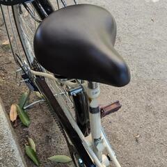 直接渡しのみ】自転車プラリ266A+後ろカゴ付き