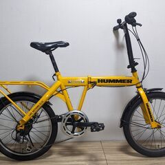 メンテ済！ ハマー 6段変速 折りたたみ自転車 PayPay払いOK!