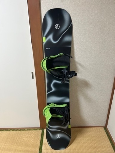 RIDE×FLUX CROOK スノーボード&ビンディング 149cm FLUX スノーボード 149cm 23-24 RIDE×FLUX CROOK スノーボード