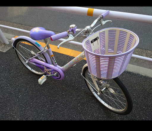 25】子供用自転車 子供車 ブリヂストン ECOPAL パープル 22インチ 25