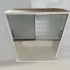 ニトリ キッチンボード 食器棚　Nポスティア100KB ニトリ キッチンボード Nポスティア 木目 100KB BK ブラック 幅約100