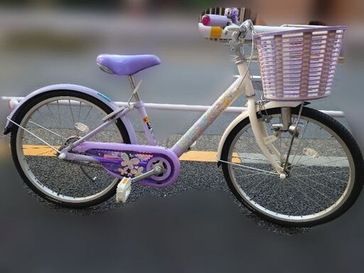 子供自転車　２０インチ　ブリヂストン　パープル
