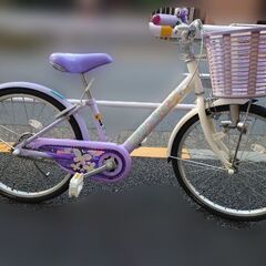 子供自転車　２０インチ　ブリヂストン　パープル