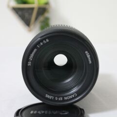 Canon Zoom Lens EF-S 55-250mm 1:4-5.6 IS 望遠レンズ 美品✨