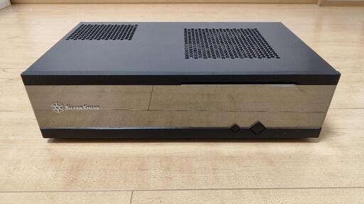 SILVERSTONE SST-ML05B ITX PC ケース 400W GOLD電源 セット