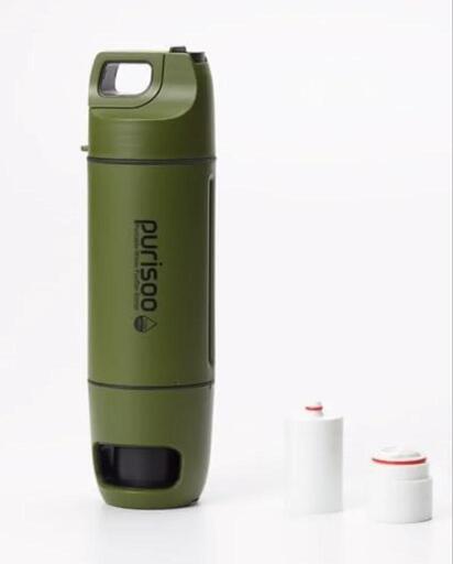 【未使用】Purisoo ポンプ一体型ポータブル浄水タンブラー