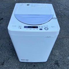 🎄☘️大阪市から阪南市まで配達設置無料🎄シャープ洗濯機　5.5kg🍀保証有り