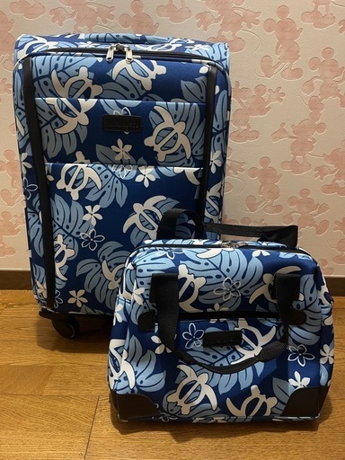 新品　フラハワイ　キャリーケース　手持ち　ショルダーバッグ　2点セット