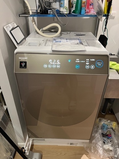 美品　シャープ　ドラム式洗濯乾燥機　2020年購入　ES-G111NL 清掃済み
