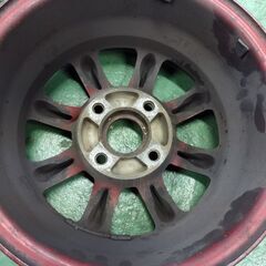アルミホイール#502 ブラックレーシング 6JJ-14in ／ Offset:38 ／ PCD 