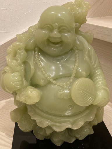 大黒様　七福神　石　置物　彫刻　古美術　布袋様
