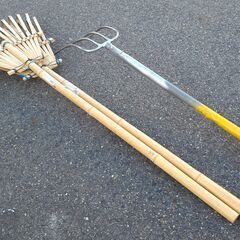 草刈りセット マキタのバッテリー草刈機＆ブロワ 付属品と熊手サービス