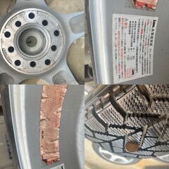 スタッドレスタイヤ及びアルミホイール