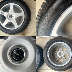 スタッドレスタイヤ及びアルミホイール