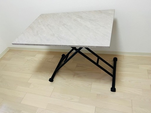 ガス圧昇降式テーブル 90×60cm 高さ調整自由自在！