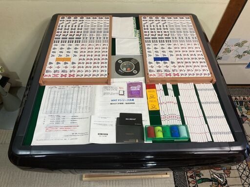 全自動麻雀卓セット MJ－REVO WMT P33 家庭用 サイドテーブル