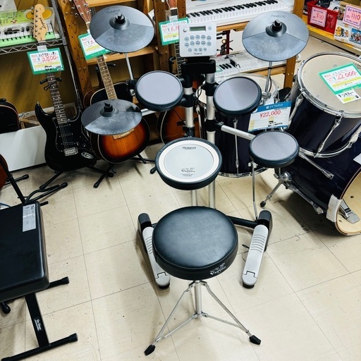 ★820『電子ドラム初心者の方必見！』　ROLAND　電子ドラム　リサイクルマート鹿児島宇宿店