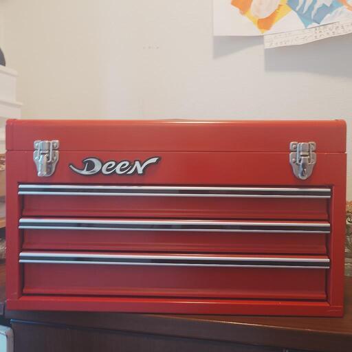 DEEN 工具箱ツールバッグ FGR_3段トップチェスト_レッド\n\n