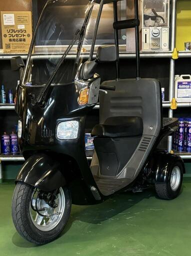 バイク屋の安心の整備済み！4サイクルジャイロキャノピー！人気のブラック！