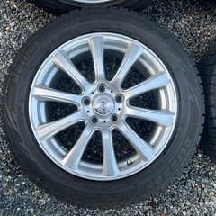 【中古】オデッセイ ヴェゼル等215/55R17 17x7J+53 5穴114.3