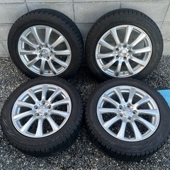 【中古】オデッセイ ヴェゼル等215/55R17 17x7J+53 5穴114.3