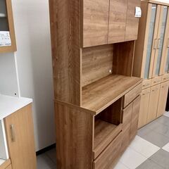 ☆ジモティ割あり☆ レンジボード ナチュラル H180×D45×W115