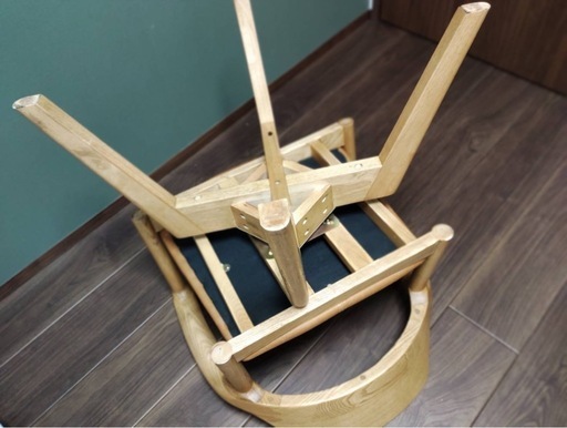 期間限定】3脚セット(バラ売り可)ダイニングチェア 回転チェア 木製