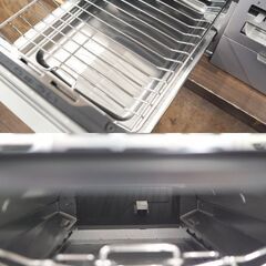 実使用無 Rinnai リンナイ ビルトインガスコンロ RB31AW28P1RVW 都市ガス用 幅 60cm 3口コンロ 水無し両面焼き 2023年製 RB31W28PRW