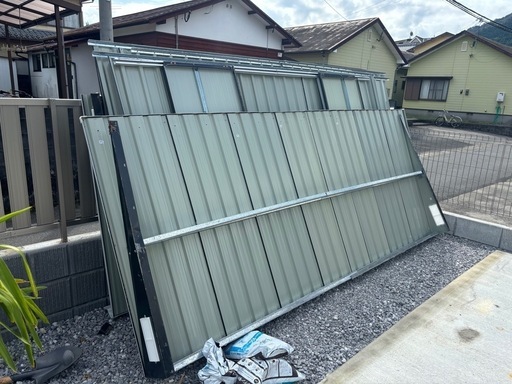 ユーロ物置 メタルシェッド 10×8フィート  解体済 ユーロ物置 メタルシェッド 10×8フィート 解体済