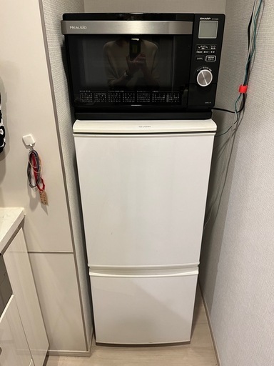 たのメル便】SHARP製冷蔵庫 SJ-D14A-W 137L たのメル便】SHARP