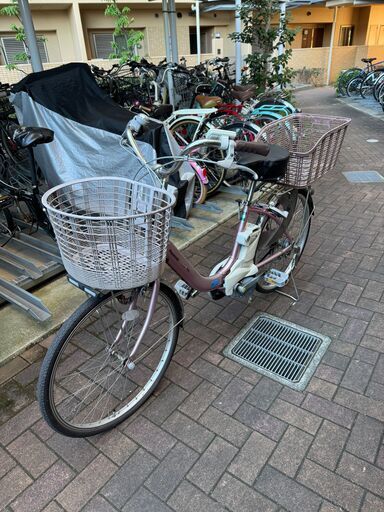 パナソニック サイクルテック 電動アシスト自転車 ビビ BE-ENNX435M 24インチ