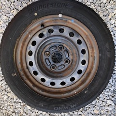 スズキ夏タイヤ　ブリヂストン  NEWNO 155/65R14 75H 