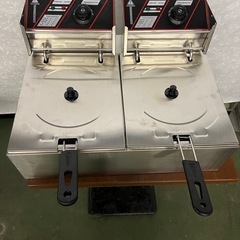 卓上2槽電気フライヤー