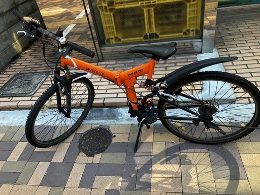 東大阪市　折り畳み　自転車　MTB マウンテンバイク　自転車　6速