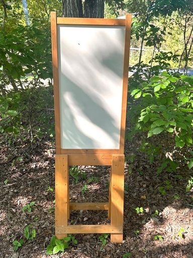 立て看板 注文で作ったオリジナル品 かなり頑丈\n